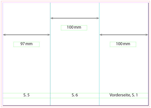 Faltblatt Layouten Zickzackfalz Oder Wickelfalz Www Mediengestalter Lu